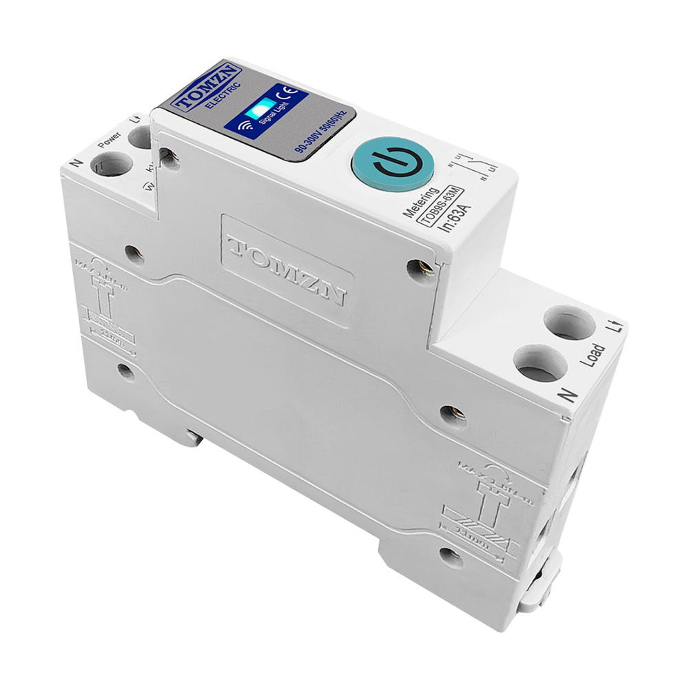 Розумний автоматичний вимикач з Wi-Fi (Tuya) TOMZN TOB9S-63M 63A з моніторингом енергоспоживання (51-00112) Київ - фото 8