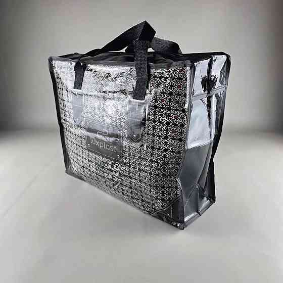 Полипропиленовая сумка на змейке  хозяйственная  с цветным рисунком №1 Медисон (1 шт) Харьков