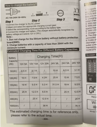Умное зарядное устройство HTRC 26A (12V/25A, 24V/13A) для LiFePO4, AGM, Lead-Acid с Режим восстановления (Repair) Киев