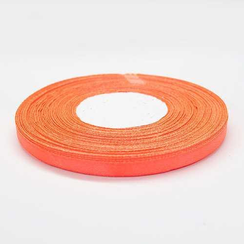 Стрічка атласна 12 мм темно-жовтогаряча 23 м Київ - фото 1