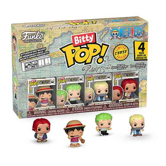 Набір ігрових фігурок Bitty POP! - Луффі (4 фігурки в ас.) Дніпро