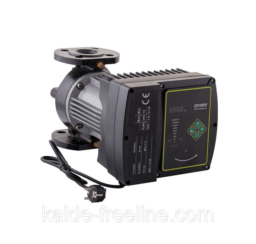Насос циркуляційний фланцевий KOER STAR GRS 40/10F, H=10M, Q=14,4кбМ, P=340 Вт Харків - фото 1