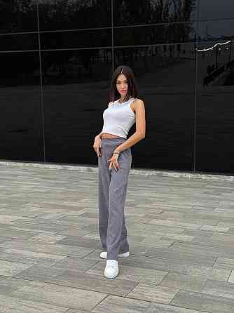 Женские вельветовый штаны палаццо 