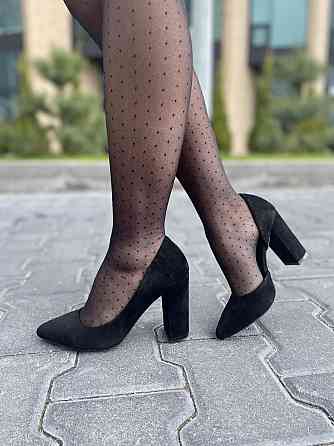 Туфлі жіночі SEE SEVEN чорні натуральна замша 36р. каблук 10 см (3537) Коломыя