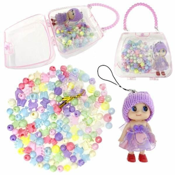 Набор бусин для украшений и кукла-брелок Сумочка Киев - изображение 1