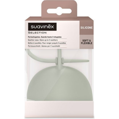 Контейнер для пустушок Suavinex Colour Essence силіконовий, зелений (401536) Вінниця - фото 3
