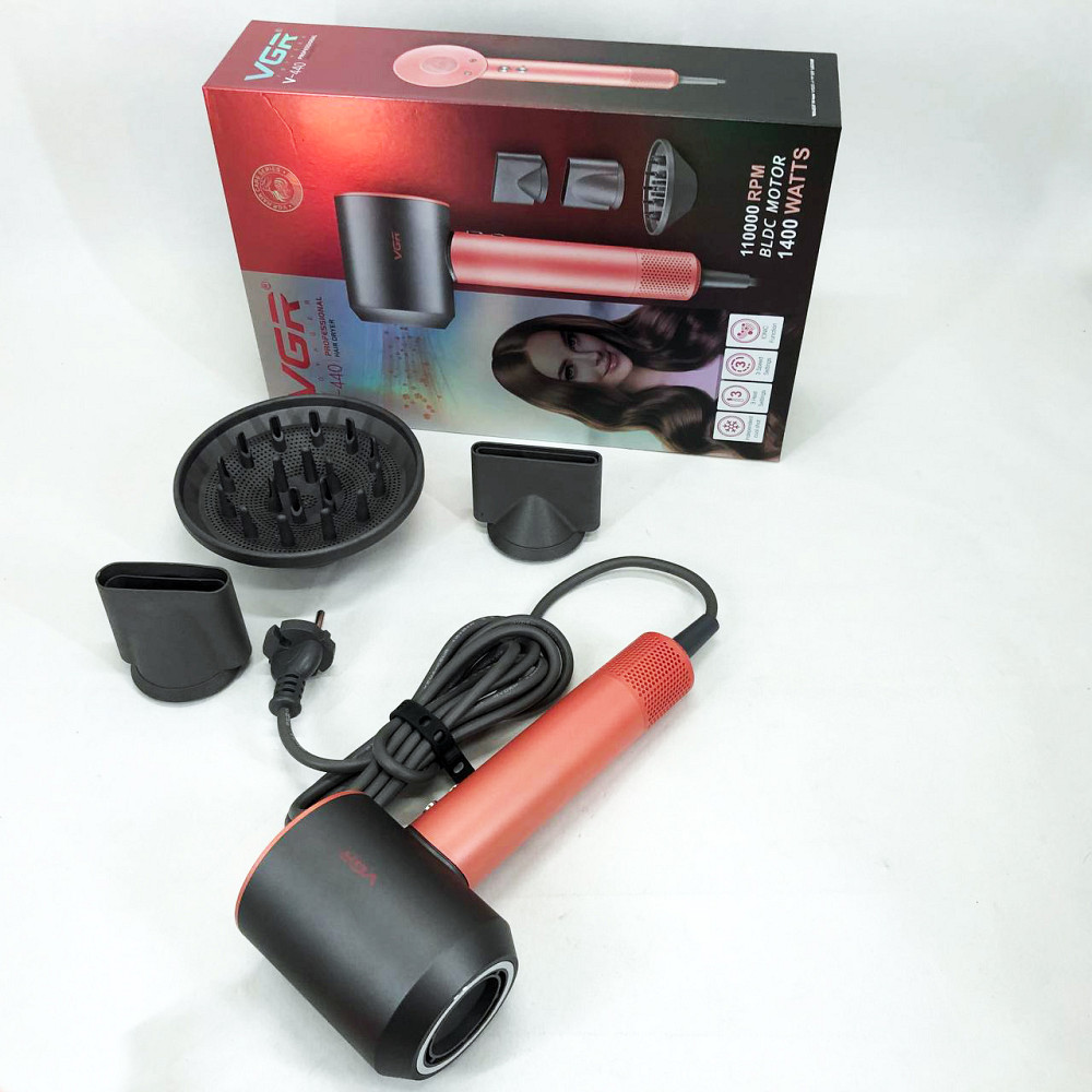Хороший фен для волосся VGR V-440, Фен для волосся з холодним режимом Хороший потужний CE-46 Львів - фото 2