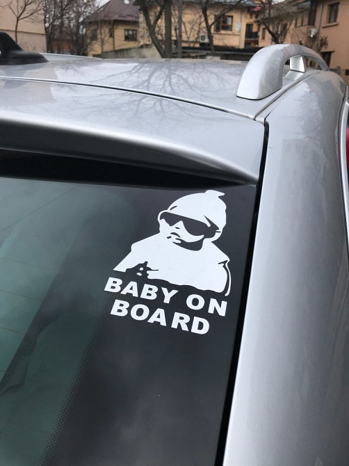 Наклейка на авто Ребенок в машине"Baby on board" Б Киев - изображение 7