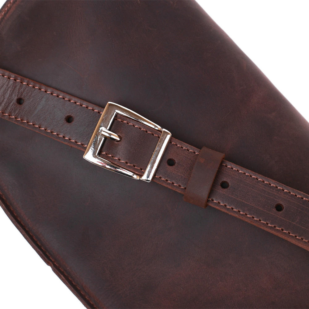 Матова жіноча бананка Shvigel 16395 Коричневий Київ - фото 4