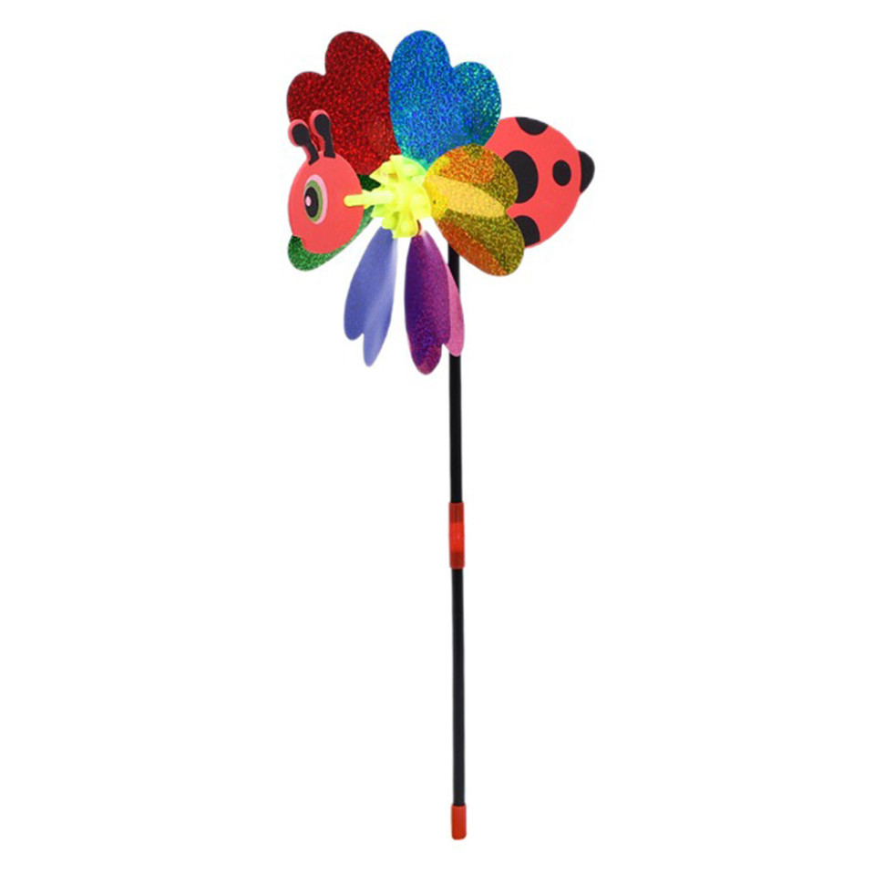 Дитячий вітрячок "Сонечко" MR 1353-5 квітка діаметром 20,5 см, паличка 38 см Вінниця - фото 1