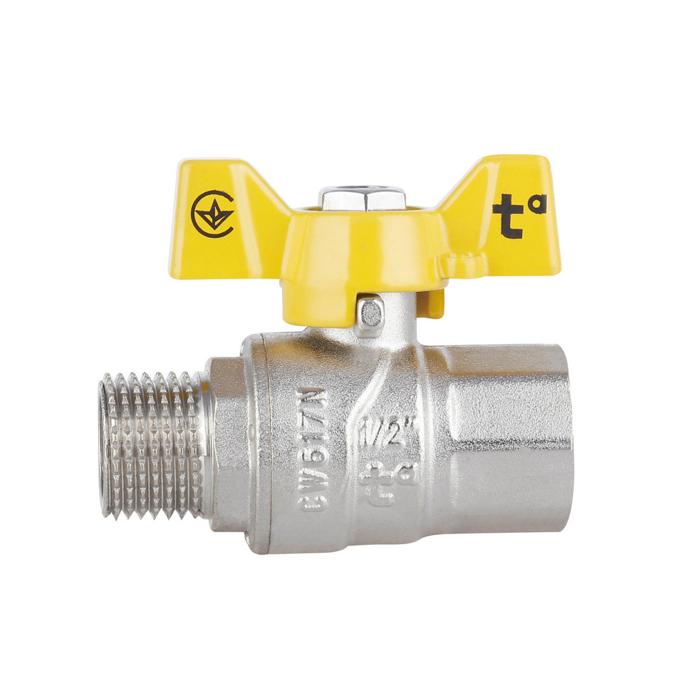 Кран кульовий Thermo Alliance Forte 1/2" ВН для газу (метелик) SF607G15 Київ - фото 4