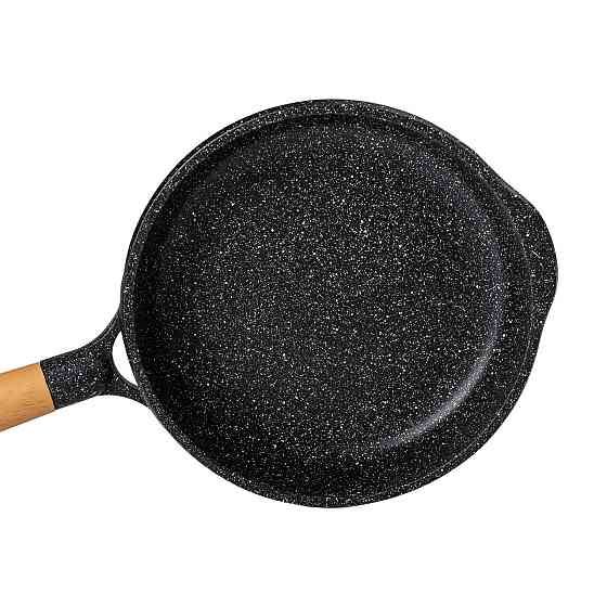 Чорна алюмінієва сковорода Ø 24 см з антипригарним покриттям Київ