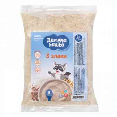 Детская каша Дитяча кашка 3 злаки 150 г (4820001520224) Винница