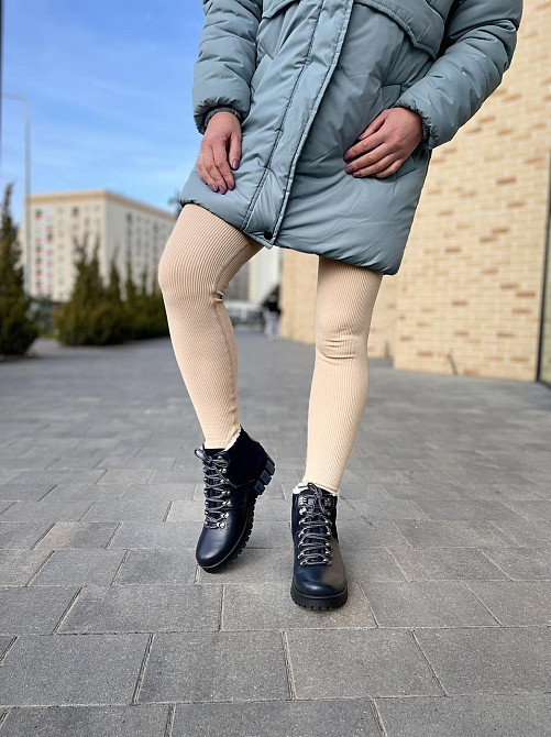 Injers Черевики жіночі INJERS 539 сині (зима, шкіра натуральна) (1167) лише 40р. 40 Коломия - фото 1