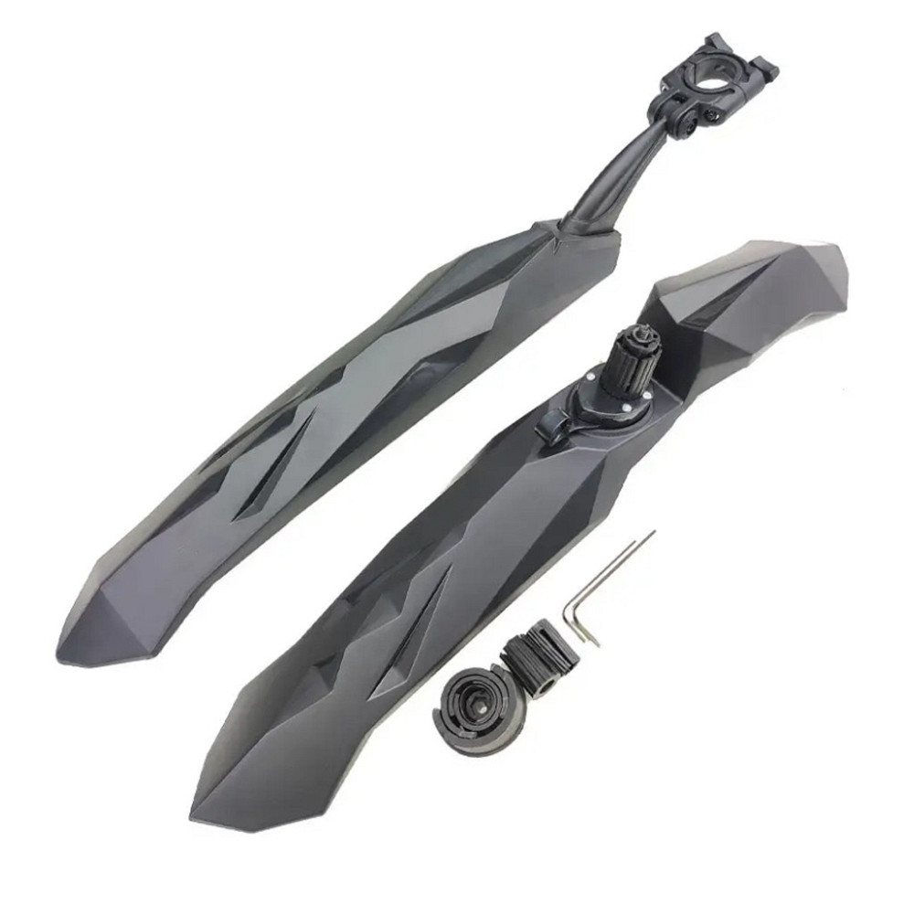 Крылья велосипедные 26-29" быстросъемные Feel Fit черный Бровары - изображение 4