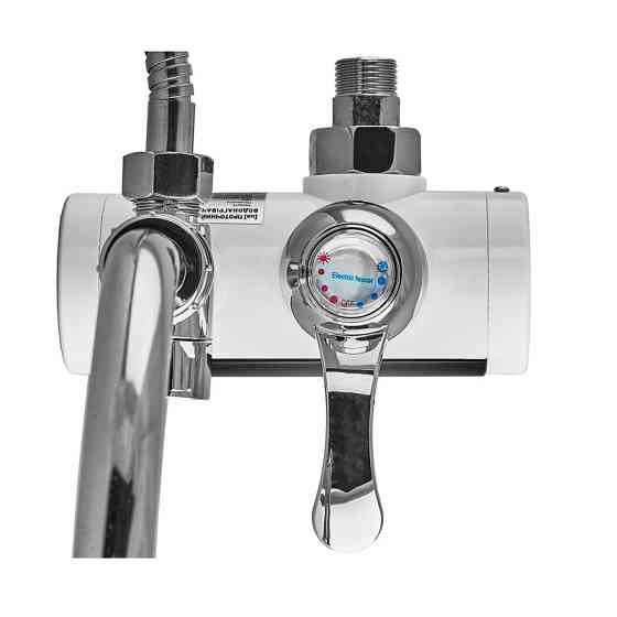 Водонагрівач НАСТІННИЙ 3,3 kW проточний ZERIX ELW22-W (зі шлангом та лійкою) Київ