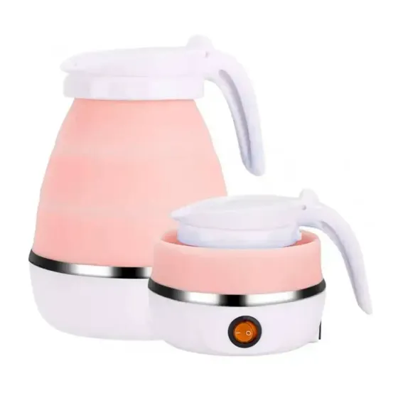 Силиконовый складной электрочайник 600 мл,YS-2008,Голубой SBR Киев