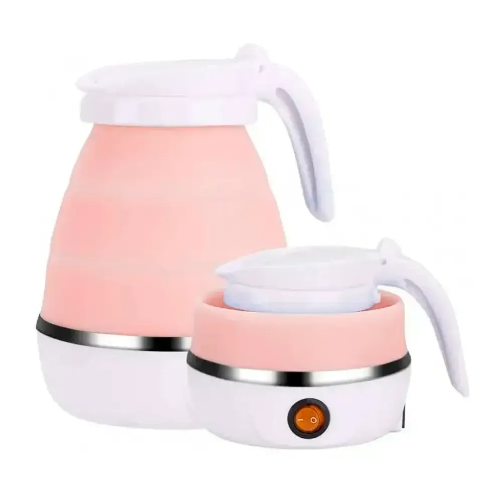 Силиконовый складной электрочайник 600 мл,YS-2008,Голубой SBR Киев - изображение 3