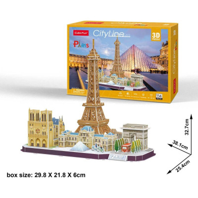Пазл Cubic Fun City line Paris (MC254h) Винница - изображение 9
