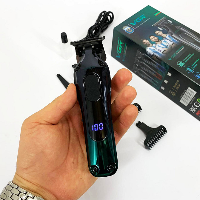 Машинка для стрижки волос без шума VGR V-998, Машинка для стрижки волос хороша, Триммер беспроводной BY-78 Львов - изображение 9