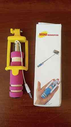 Монопод палка для селфи mini с AUX кабелем Полтава