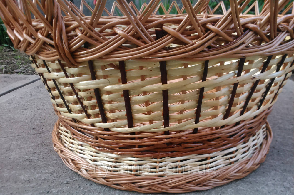 Кошик плетений з двома ручками Київ - фото 2