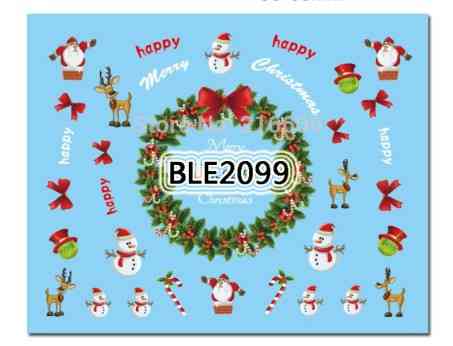 Новогодние наклейки на ногти Киев