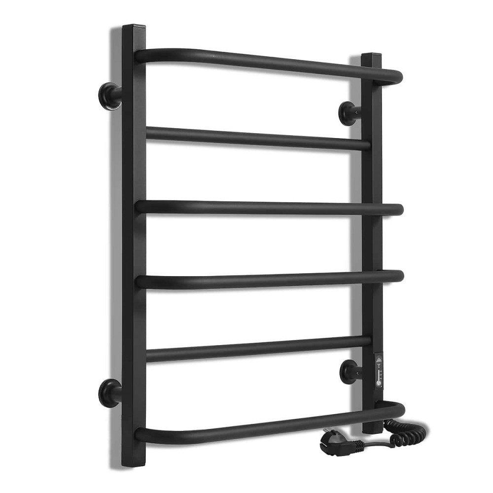 Електрична рушникосушка Laris Зебра Комфорт ЧФЧ6 500Х600 Е чорна Київ - фото 1