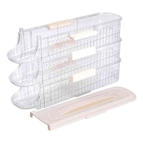 Бежевий лоток для яєць на 3 яруси 32х10х18.5 см Київ