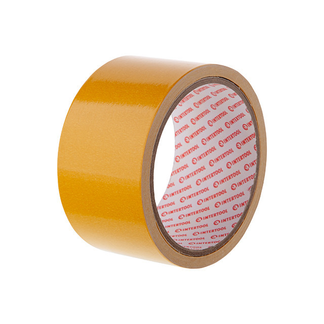 Скотч двусторонний, 10 м, 50 мм, на полипропиленовой основе INTERTOOL KT-0952 Киев - изображение 1