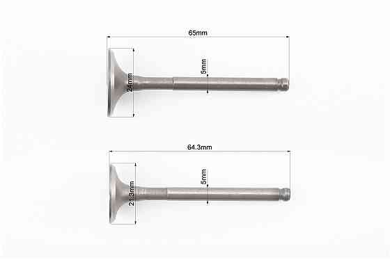 Клапан впускний, випускний к-кт 125cc Киев