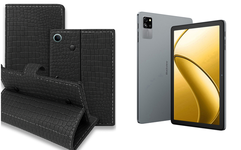 Книга-трансформер для планшета Blackview Tab 8, Tab 8E, цвет Black Krokodil Black Киев - изображение 1