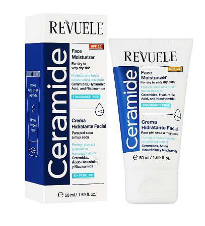 Увлажняющий крем для лица SPF 25 Ceramide Revuele 50 мл Винница - изображение 2