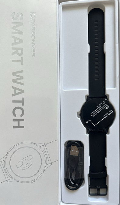 Смарт часы Parsonver для мужчин и женщин black iOS/Android. Киев - изображение 3