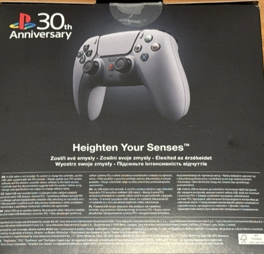 Геймпад Беспроводной Sony PlayStation 5 DualSense 30th Anniversary Limited Edition Grey UA. Киев - изображение 2