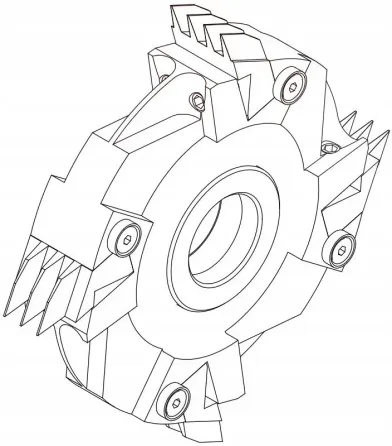 Faba Фреза nasadzany do złącz klinowych mikrowczepów 252x50xH28,6 mm Z3+3 1770837508 Киев