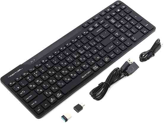Клавіатура бездротова A4Tech FBK27C AS Black Чорний Харків