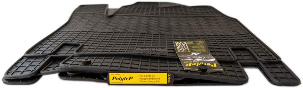 Гумові килимки передні (3 шт) Fiat Scudo, Peugeot Expert, Citroen Jumpy 1995-2007 Чортків - фото 1