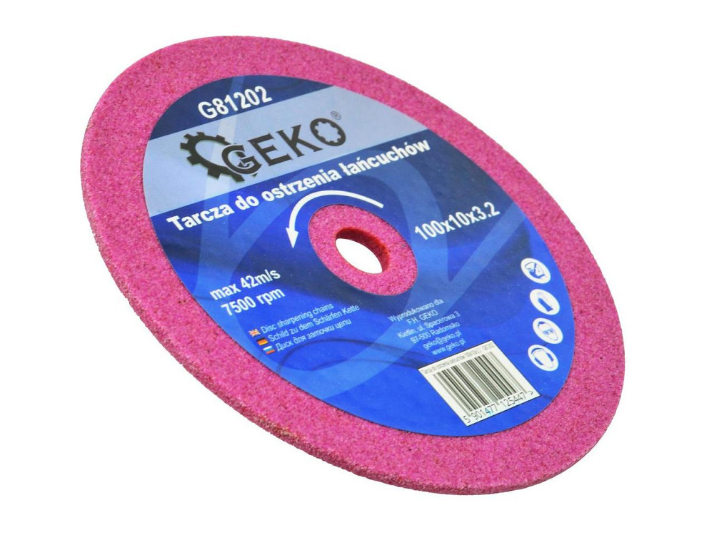 Диск "GeKo" для заточування ланцюгових пил 145х3,2х22,2мм 10 Стрий - фото 2