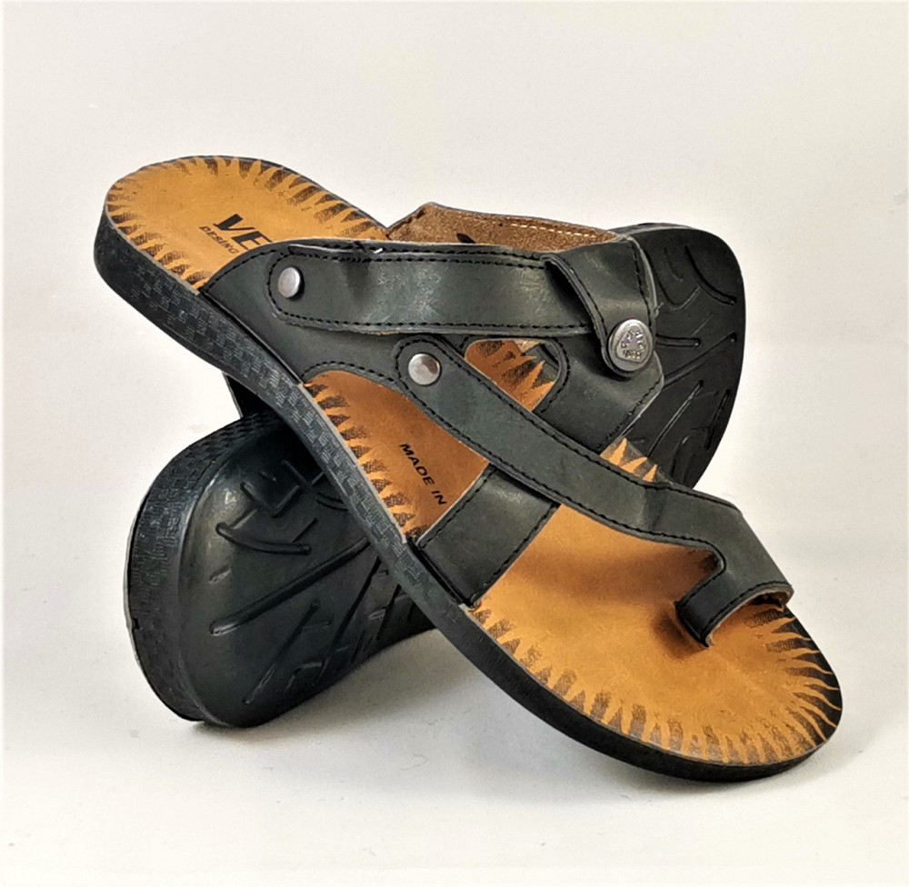 Мужские Шлёпанцы Тапочки Сланцы Вьетнамки Черные (размеры: 41,42,43,44,45) Днепр - изображение 2