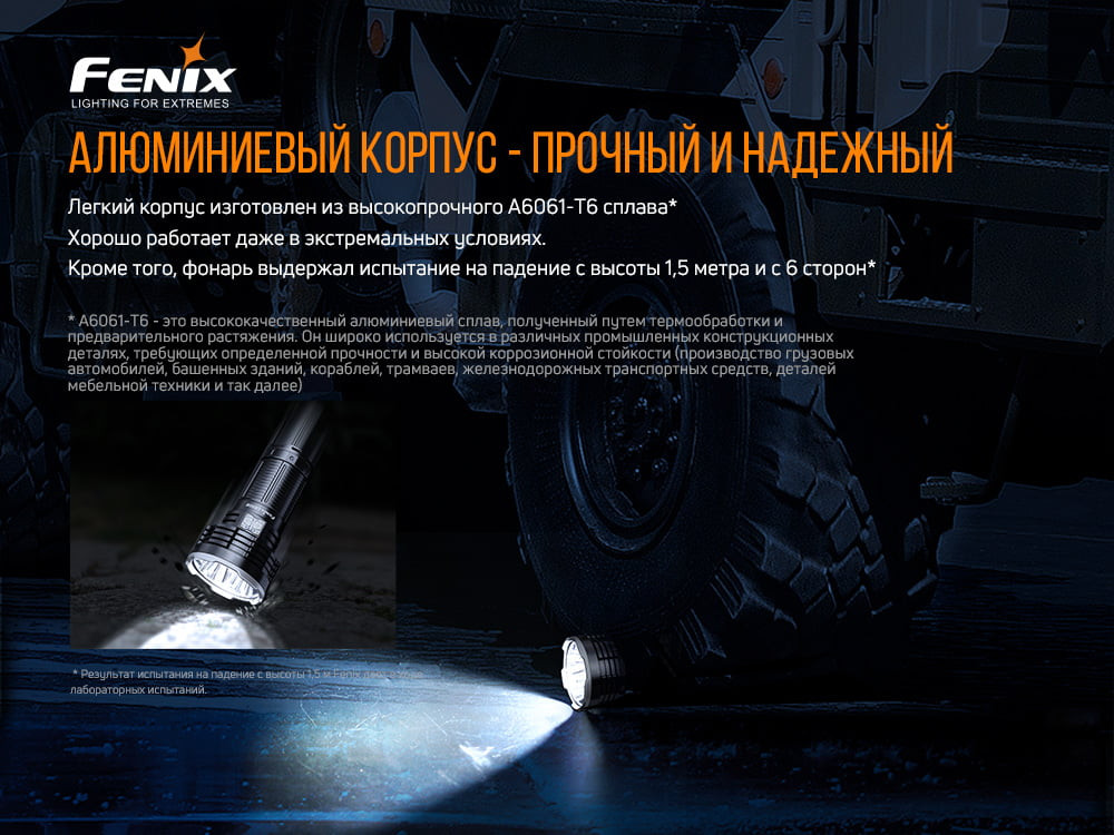 Ліхтар ручний Fenix LR50R Київ - фото 17