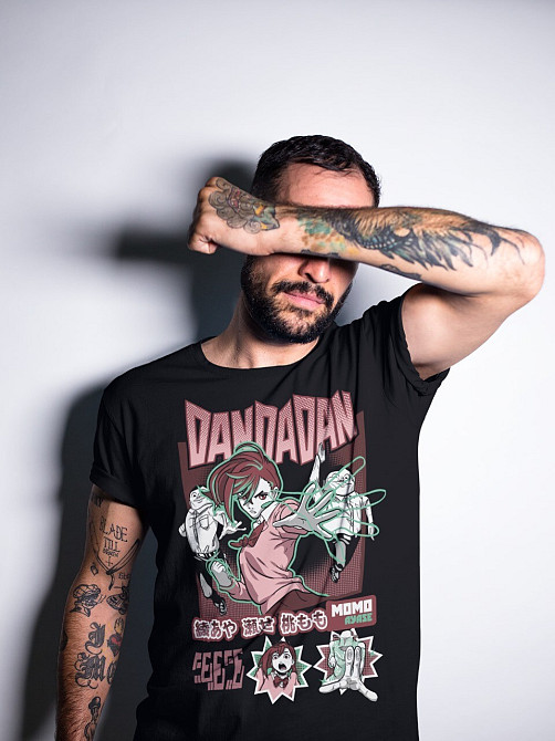 Футболка аниме Аниме Косплай Дандадан Сеико оверсайз (S/M/L) Черний AnimeJ0300 Днепр - изображение 2