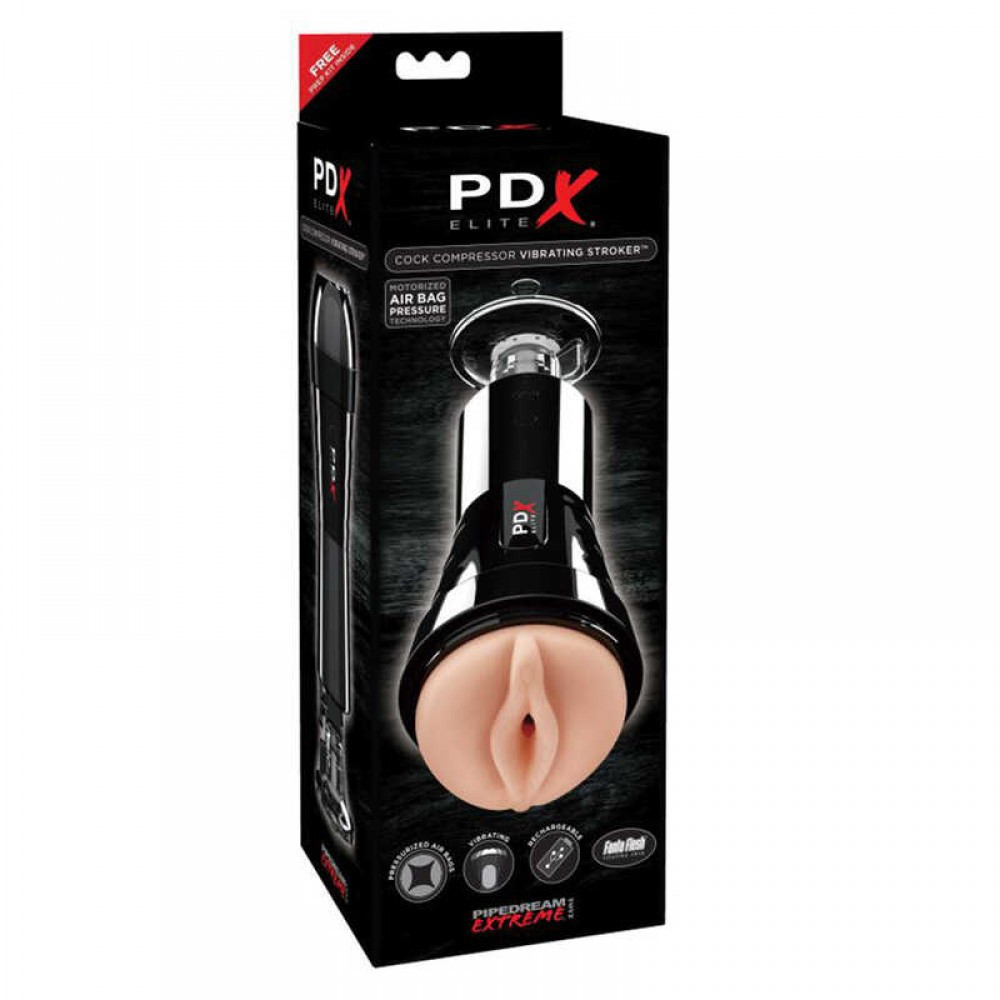 Мастурбатор з вібрацією Pipedream Extreme Elite Manhood Compressor Sex Aura Київ - фото 7