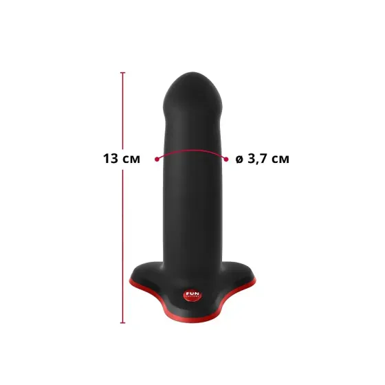 Фалоімітатор Fun Factory AMOR Black, довжина 14,6 см, діаметр 3,7 см, вигнутий Львів