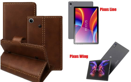 Книжка-трансформер для планшета Pixus Line, Pixus Wing, колір Black Buno-Red Київ
