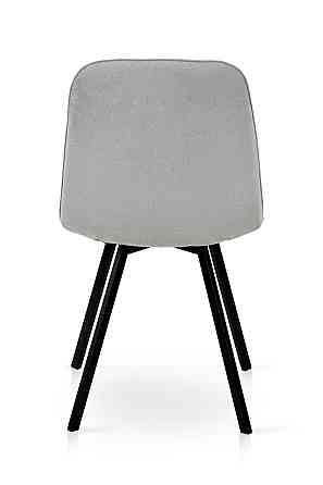 Стілець Софт, метал чорний/ тканина світло сіра Київ