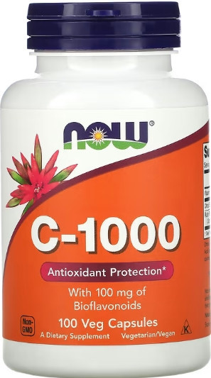 Витимин С NOW Vitamin C-1000 RH NO TR 100 tabs Киев - изображение 1