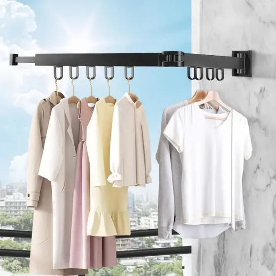 Настенная складная сушилка для белья с петлями 56см (21) Коломия