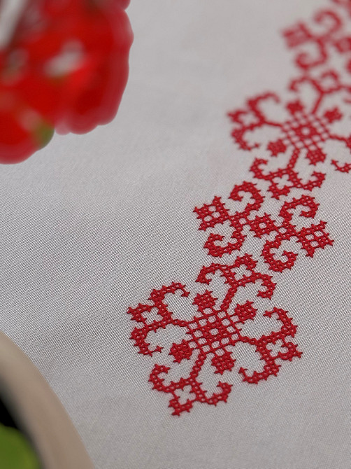 Ecotton Ранер доріжка Ecotton 45x170 см для обіднього столу водовідштовхувальна в етно-стилі сі Коломыя - изображение 6