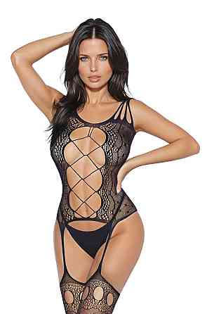 Бодистокинг - Bodystocking 2075, black - One Size Sex Aura Киев